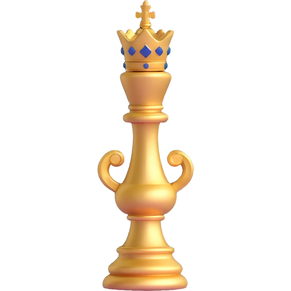 golden knight chess piece emoji