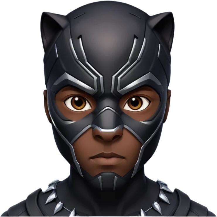 black panther marvel movies character face only emoji