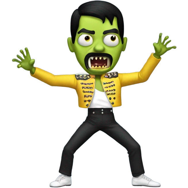 freddie mercury zombie dancing emoji