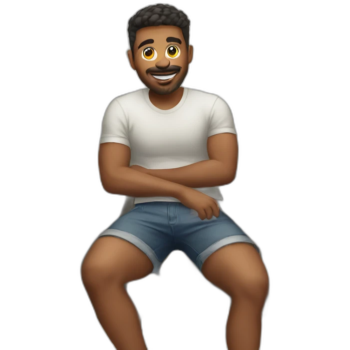Wearing-Shorts-in-restaurant emoji