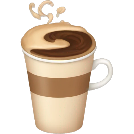 Cute coffee beige aesthetic  emoji