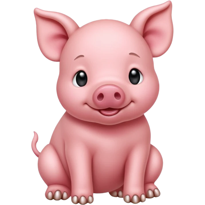 Piglet pooping emoji