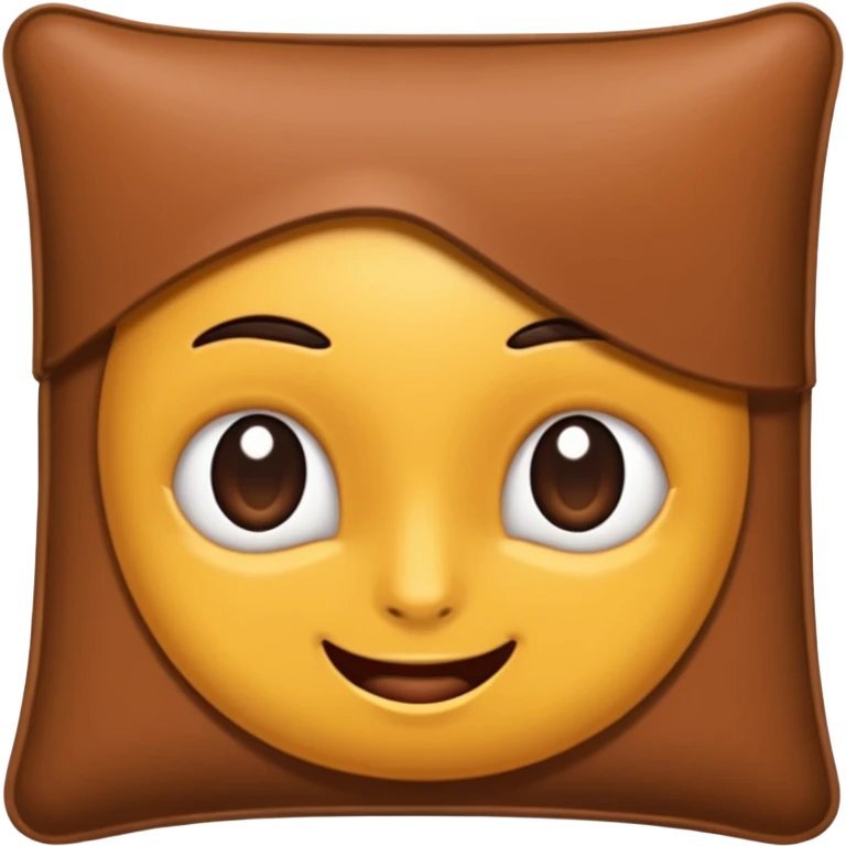 uma madeira com cara de emoji