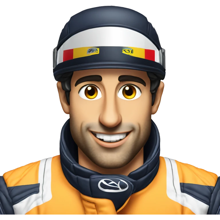 Daniel ricciardo formula 1 driver  emoji
