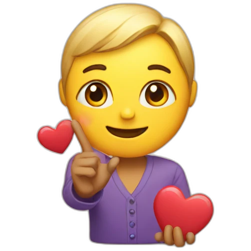 Love in hand emoji