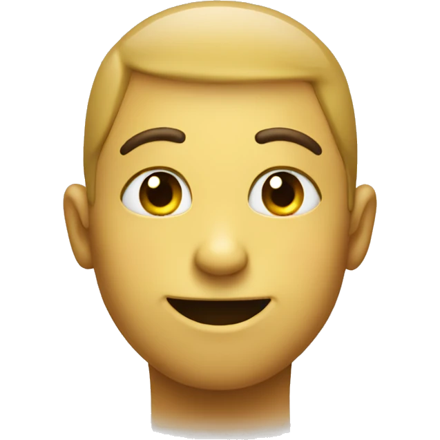 Hopeful smiley emoji