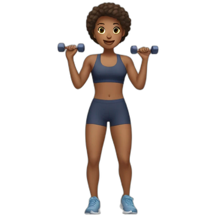 Fitness training emoji