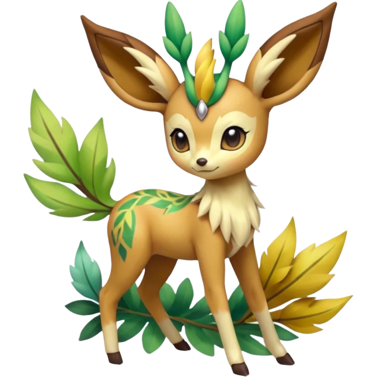 Meloetta-Deerling-Leafeon-Pokémon-Fakémon-creature emoji