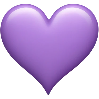 Light purple heart emoji