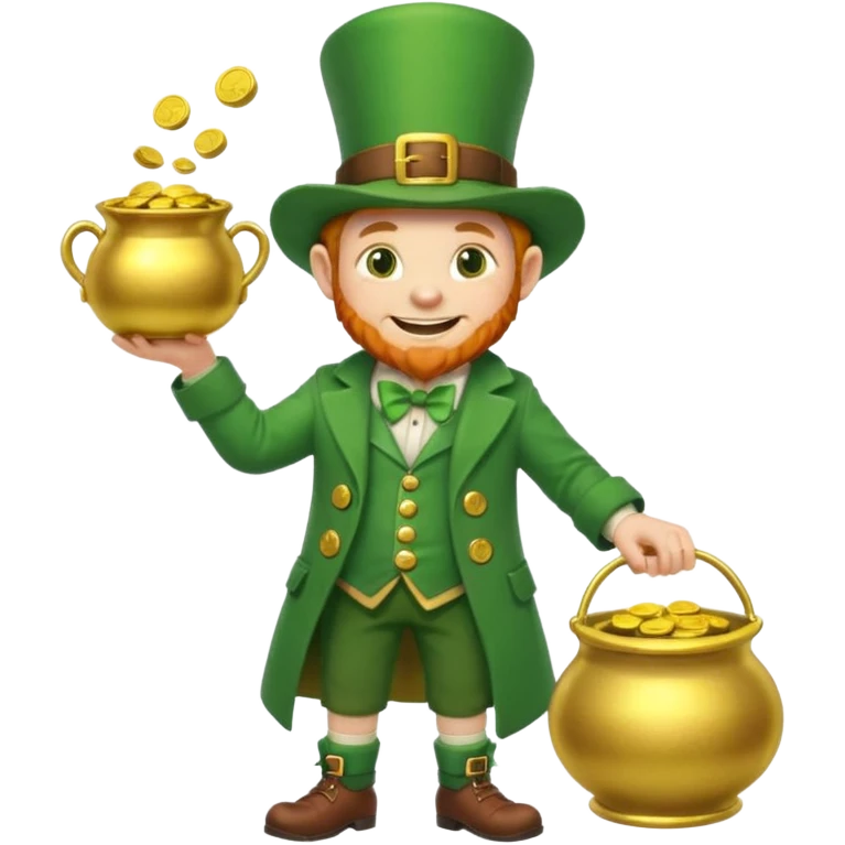 Leprechaun with legs emoji