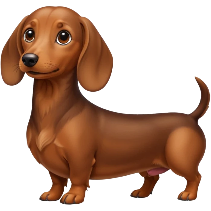 Perro salchicha emoji