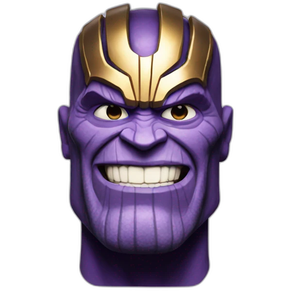 Thanos smiling emoji