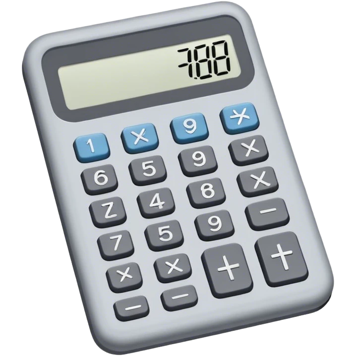 grey calculator  emoji