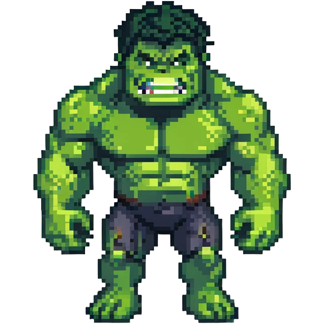 friendly green hulk superhero for children emoji