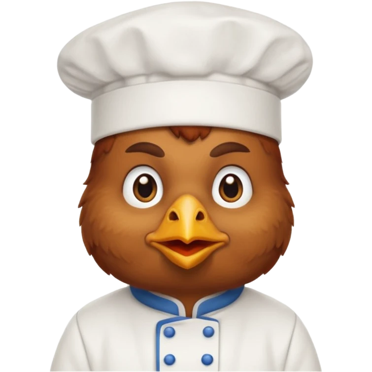 Chicken do the chef kiss emoji