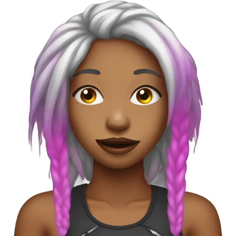 rave girl emoji