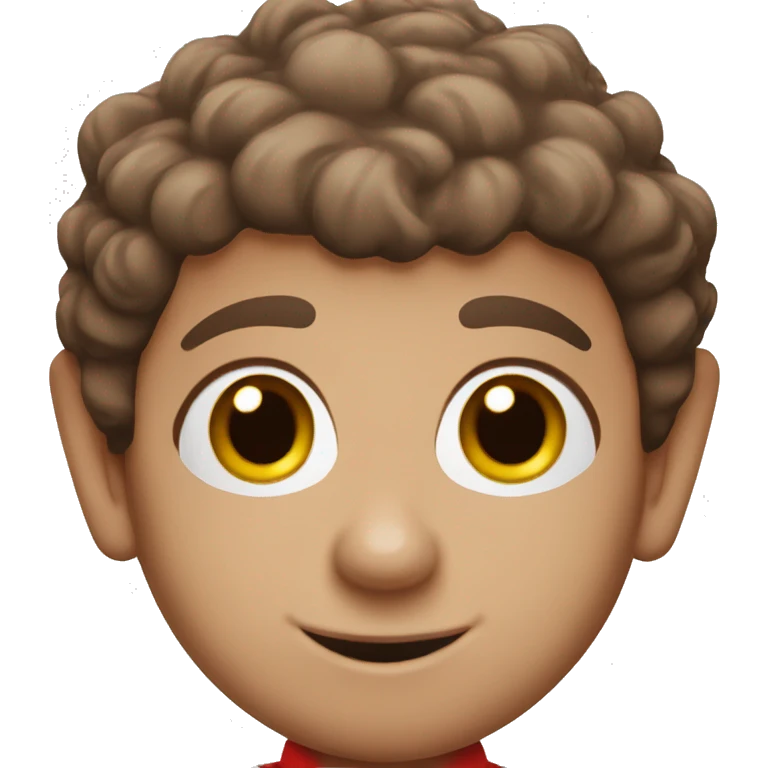 Elf on the shelf with brown hair emoji