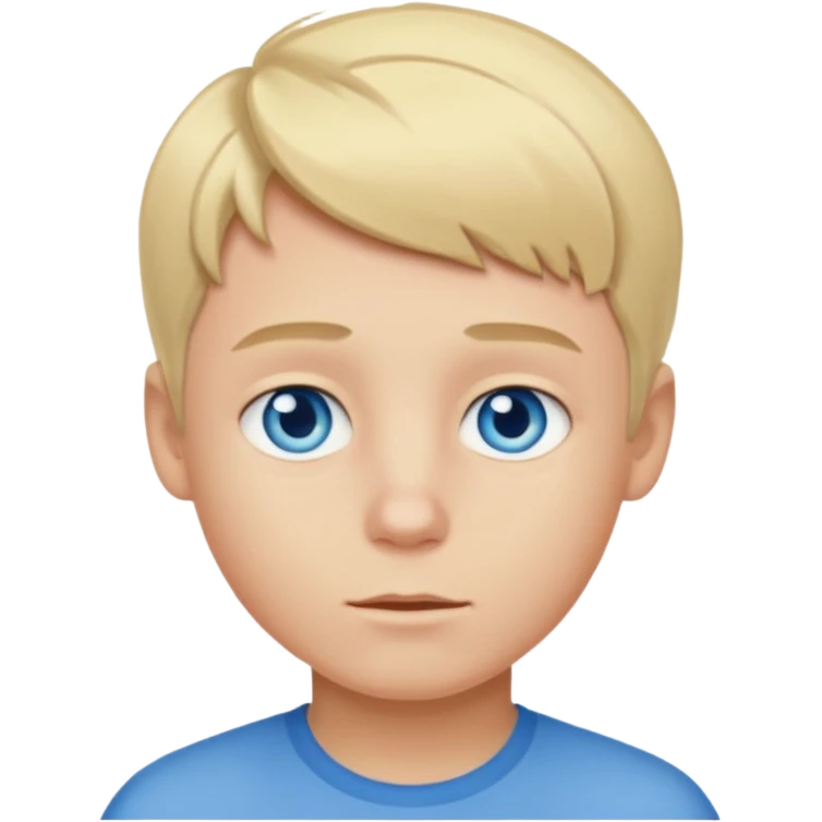 blond boy with short hair  emoji