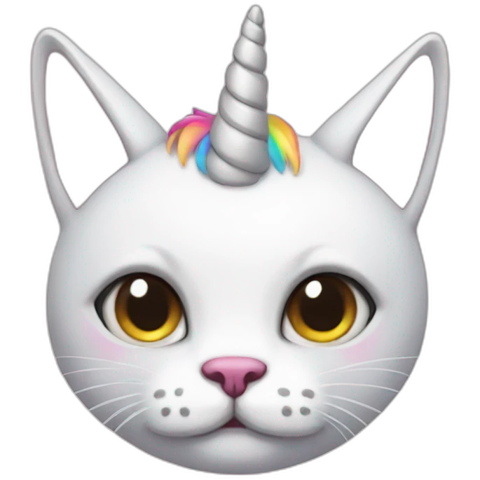 Unicorn cat emoji