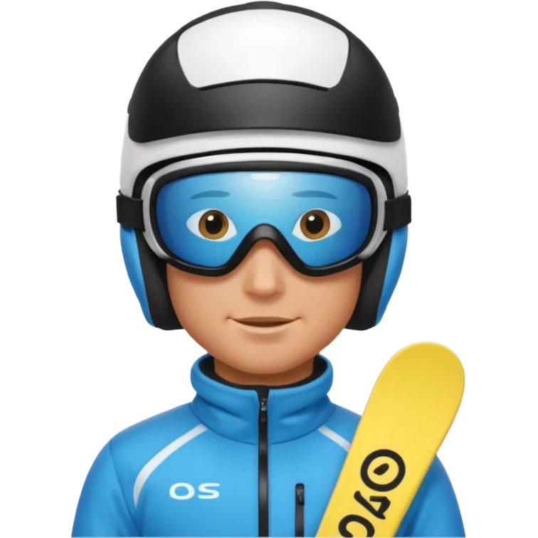 male Skier emoji
