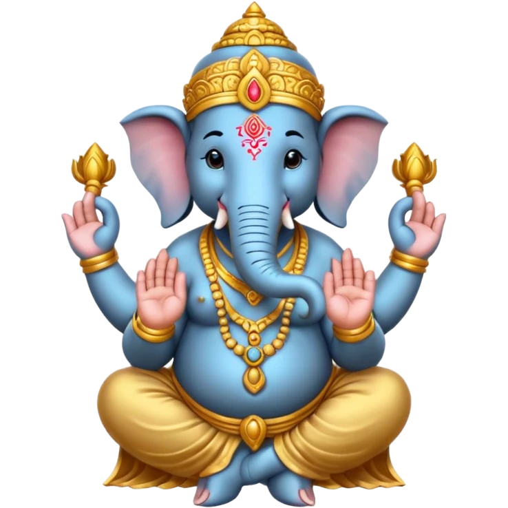 Ganesha hindu elephant emoji