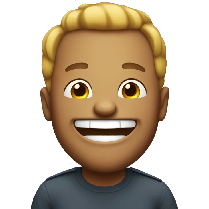 Super laughing emoji emoji