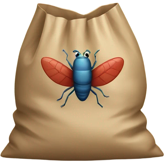 bugs in a bag  emoji