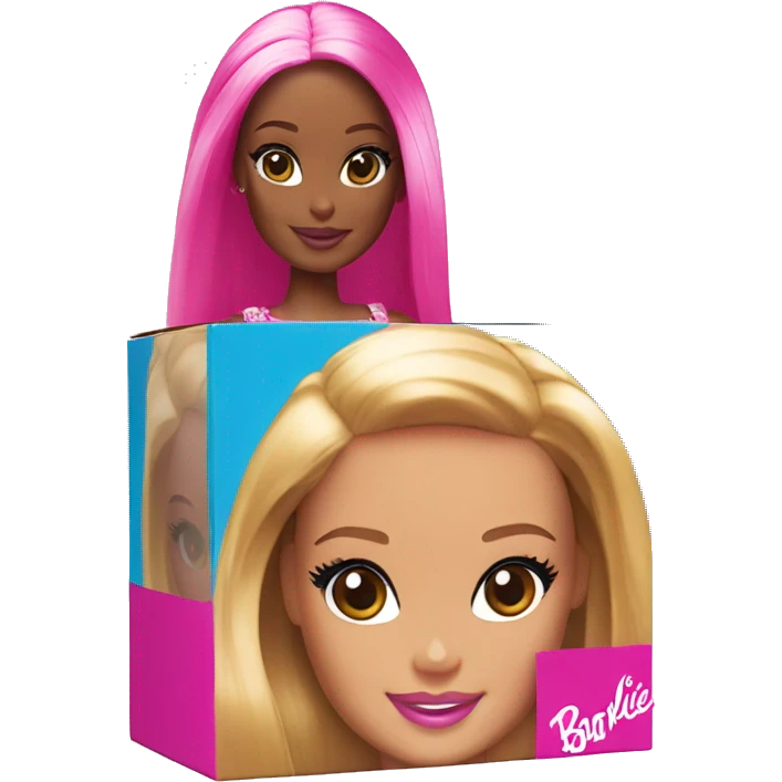 barbie doll in box emoji