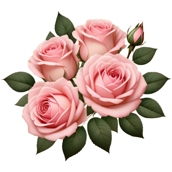 Aesthetic flat lay of blush pink roses on aged parchment, golden calligraphy details. emoji