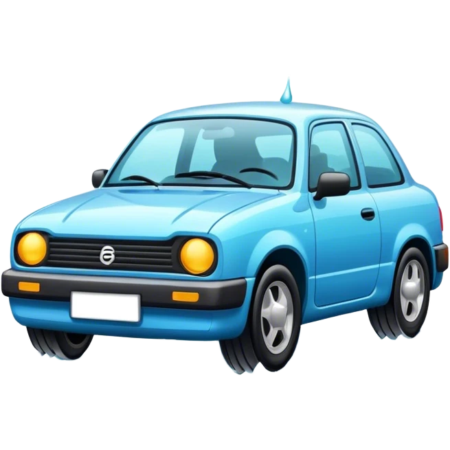 Car that’s all wet emoji
