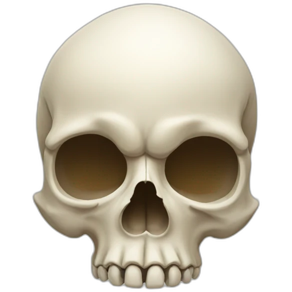 skull upside down emoji