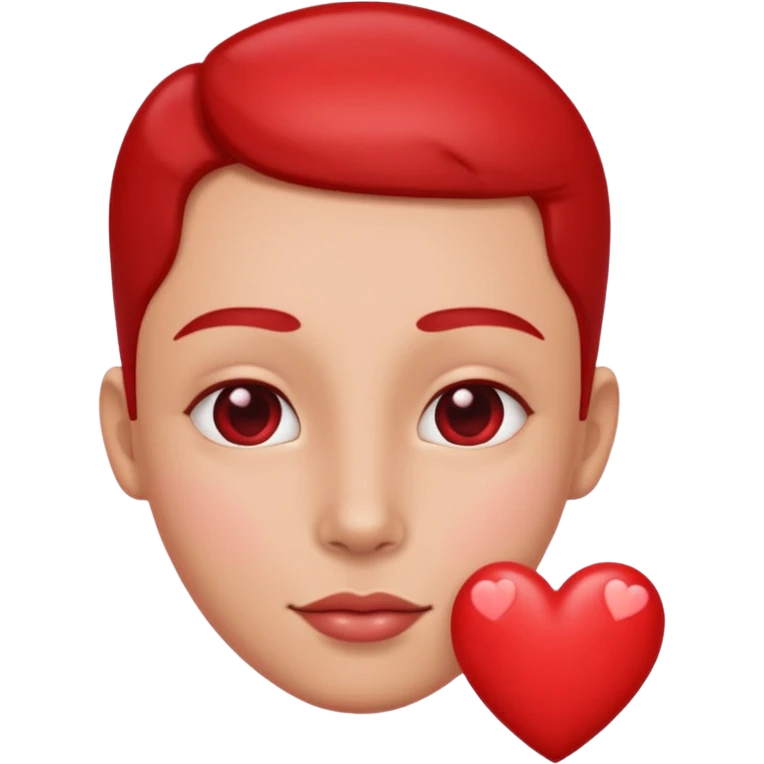 Nostril hearts emoji