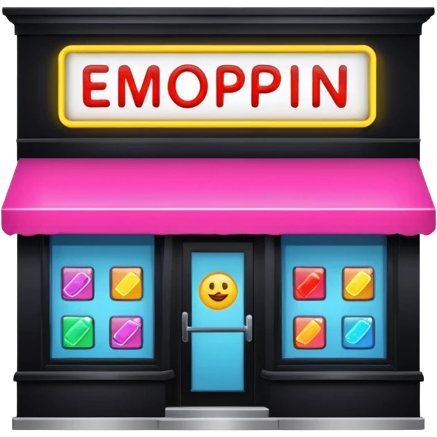 I want to generate a 3d image of a store emoji