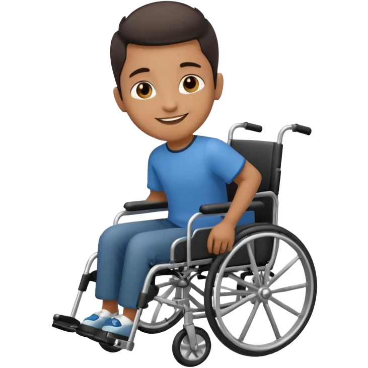 person in manual wheelchair emoji