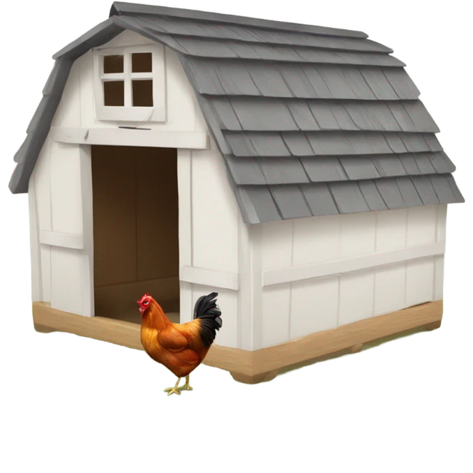 Farmhouse Chicken coop emoji
