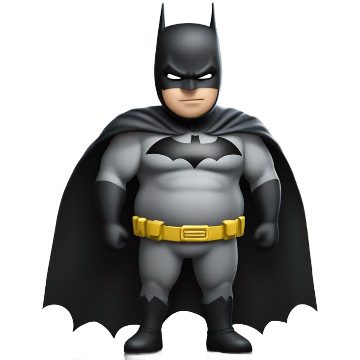 Fat Batman  in sparkles  emoji