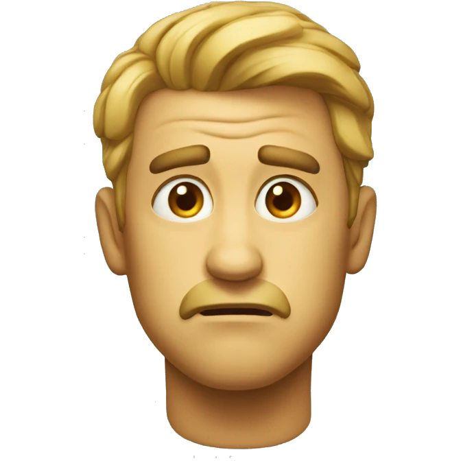 mysterious incomprehension a mixture of disgust and shock emoji
