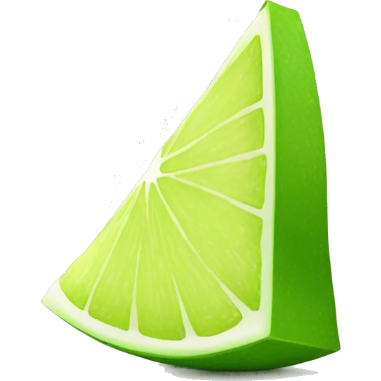 lime wedge emoji