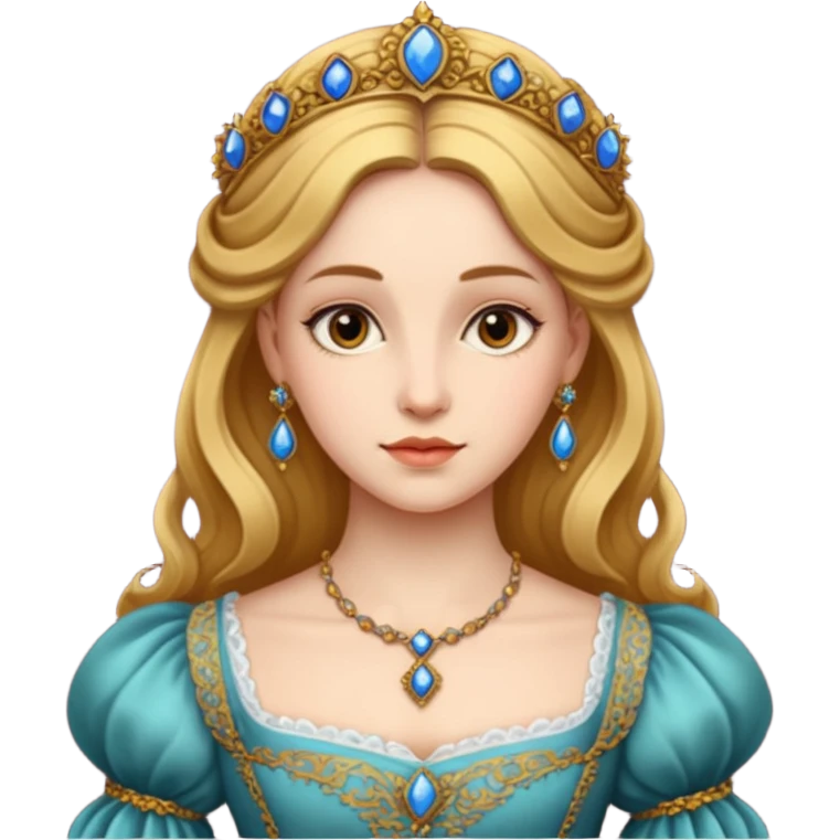 Renaissance lady  emoji