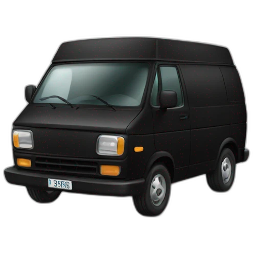 Black van emoji