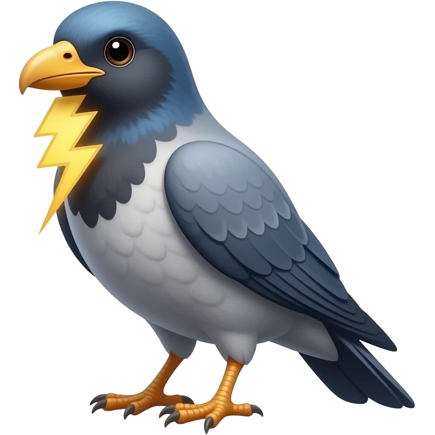 Ave del trueno emoji