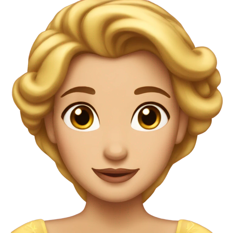 Belle Disney princess  emoji