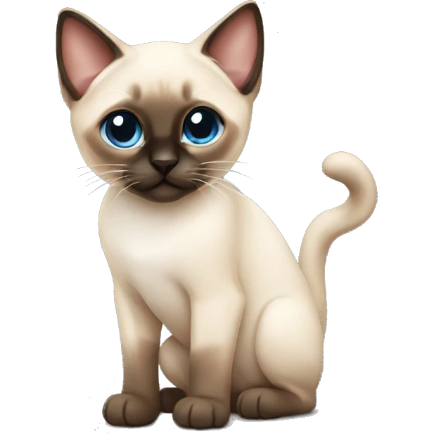 Siamese kitten emoji