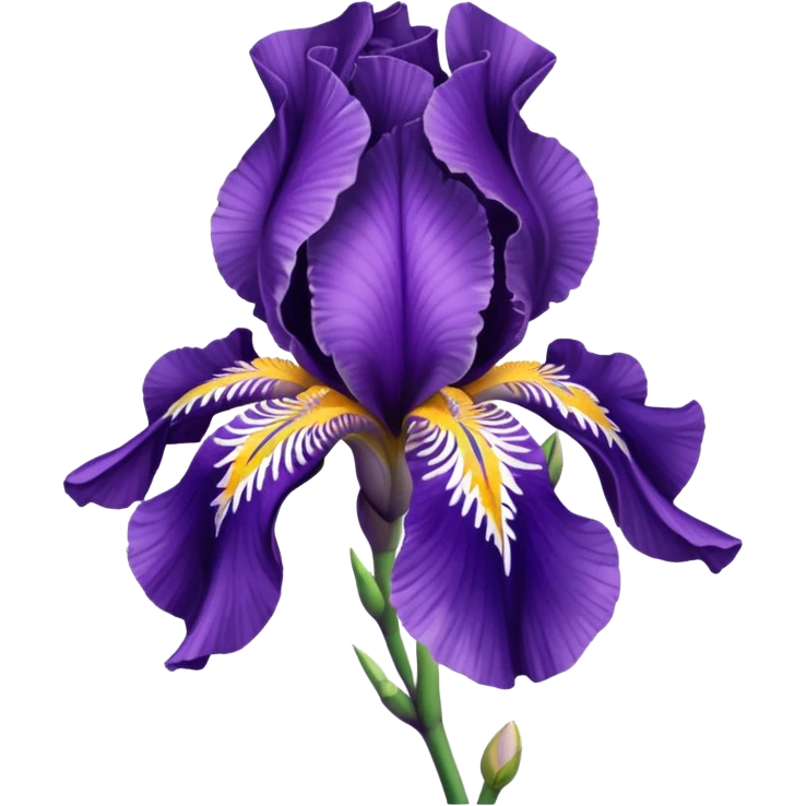 Iris  flower emoji