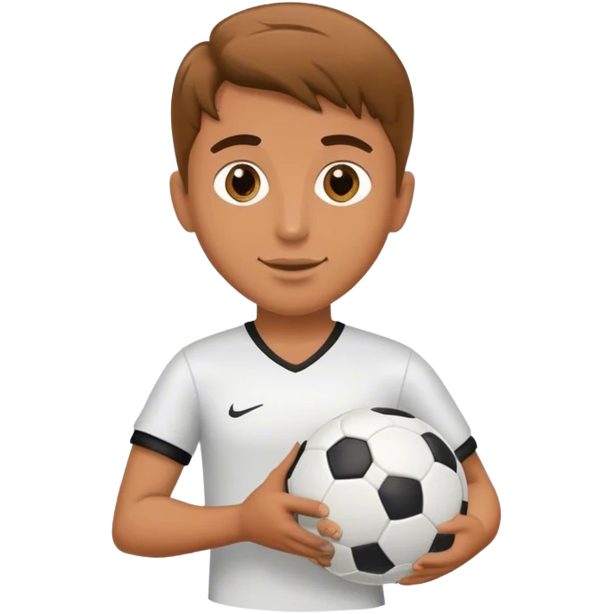 A country singer holding a soccer ball emoji