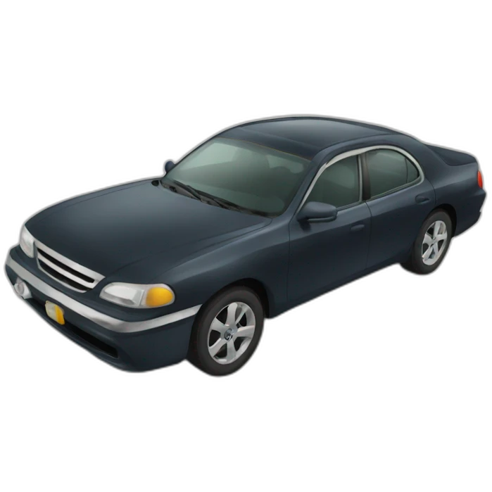 Chat sur une voiture emoji