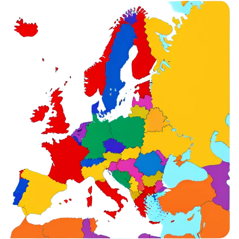 Map of Europe  emoji