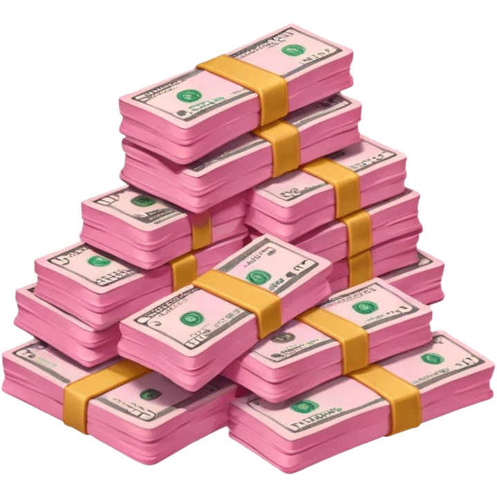 pink money emoji
