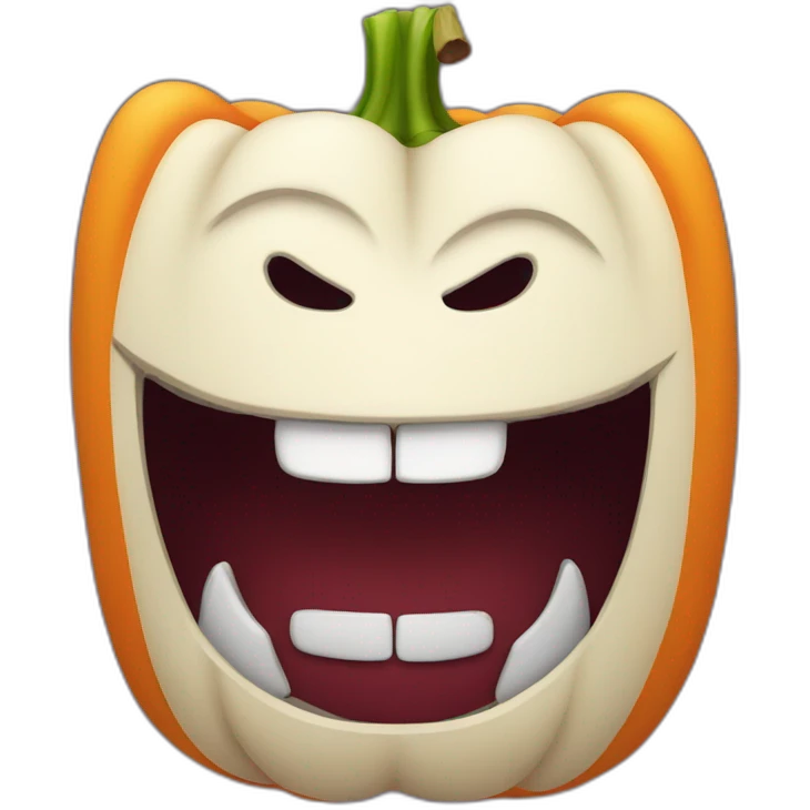 fang citrouille emoji