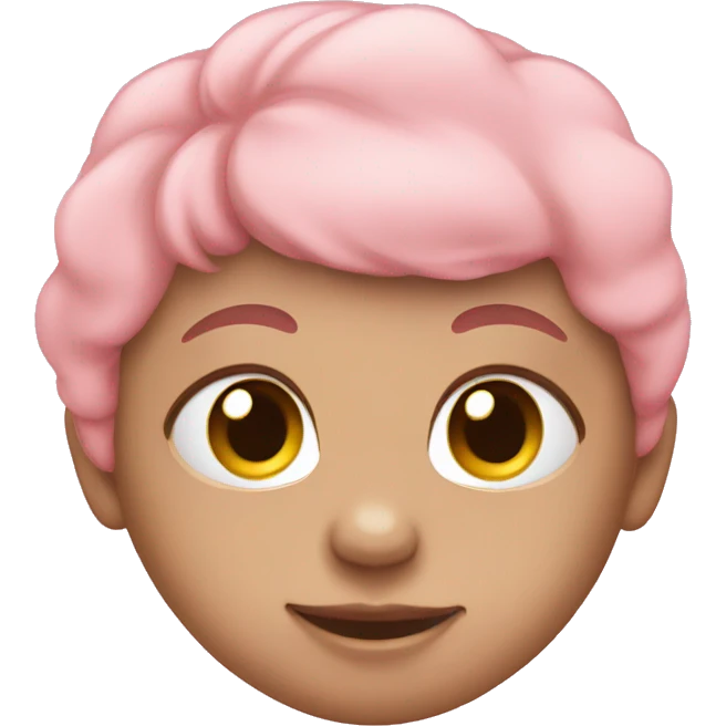 Baby pink emoji heart emoji